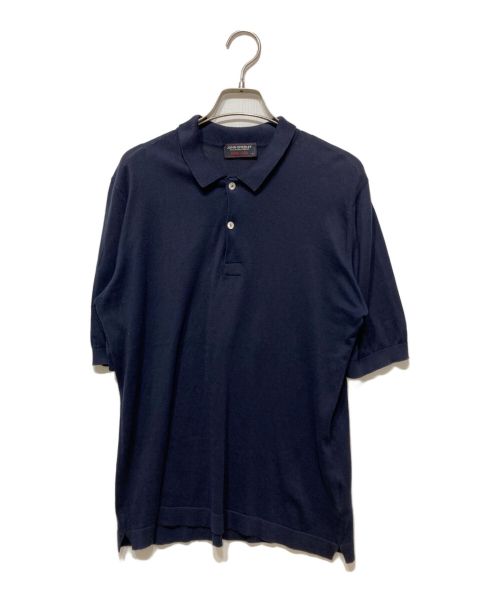 JOHN SMEDLEY（ジョンスメドレー）JOHN SMEDLEY (ジョンスメドレー) ポロシャツ ネイビー サイズ:Mの古着・服飾アイテム