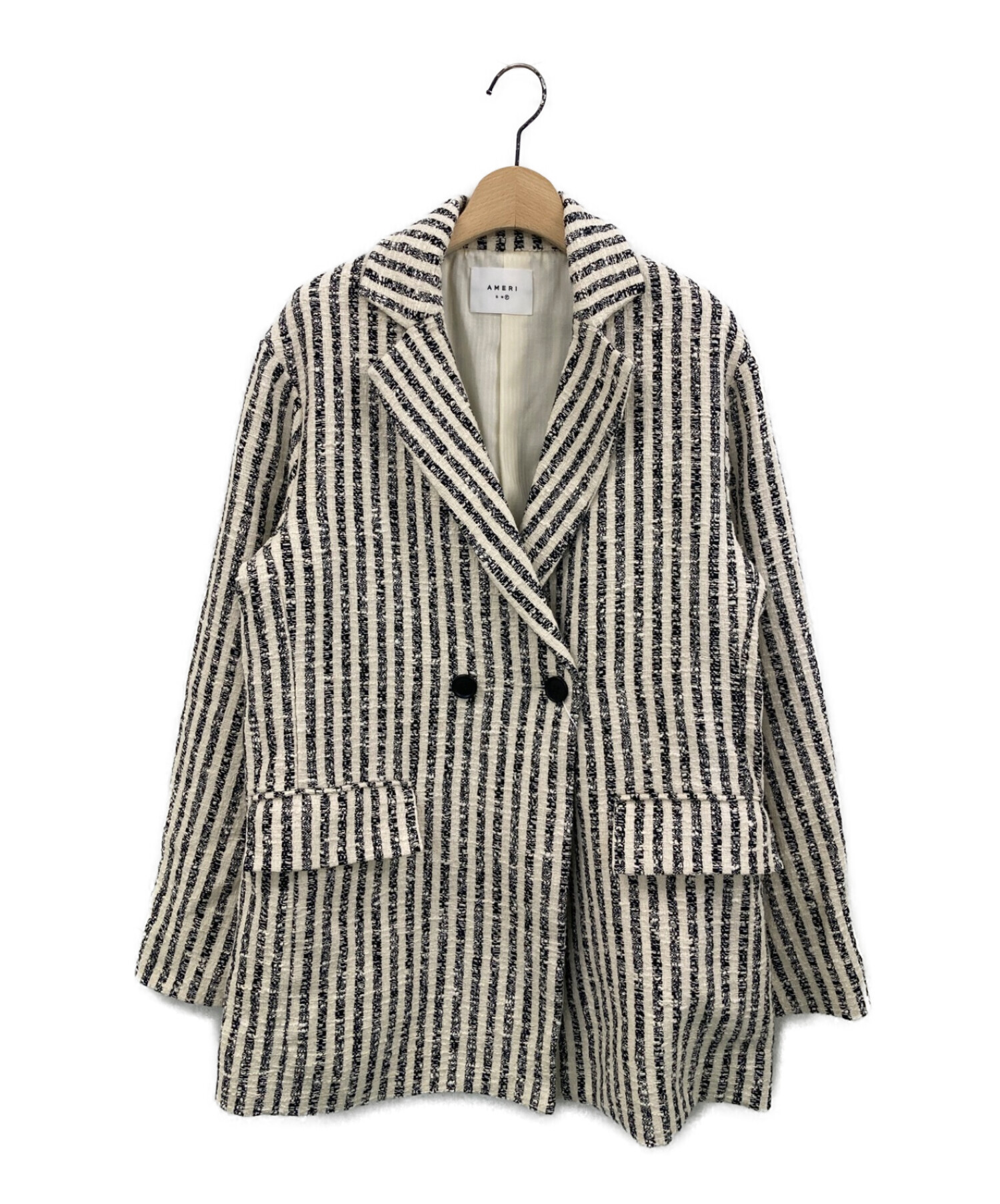 AMERI / GIOLICA STRIPE TWEED JACKET | thehcac.org