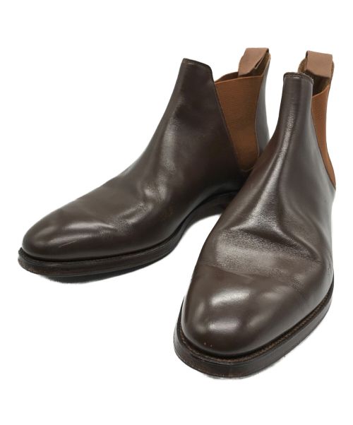 Crockett & Jones（クロケット＆ジョーンズ）Crockett & Jones (クロケット＆ジョーンズ) CHELSEA8サイドゴアブーツ ブラウン サイズ:6の古着・服飾アイテム