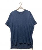 s'yteサイト）の古着「30/-T/C Jersey Catch Washer Loose-fitting Silhouette T-shirt」｜ネイビー