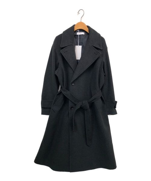 WYM LIDNM SMOOTH MELANGE WRAP COAT Sサイズ