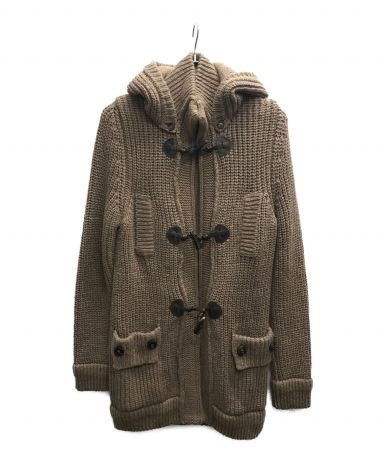 [中古]DSQUARED2(ディースクエアード)のメンズ コート アルパカ混ニットダッフルコート