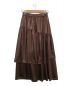 MURRAL (ミューラル) Flow tiered skirt ブラウン サイズ:1：5000円