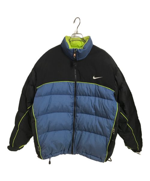 NIKE ACG（ナイキエージーシー）NIKE ACG (ナイキエージーシー) ダウンジャケット ブラック×ブルー サイズ:XXLの古着・服飾アイテム