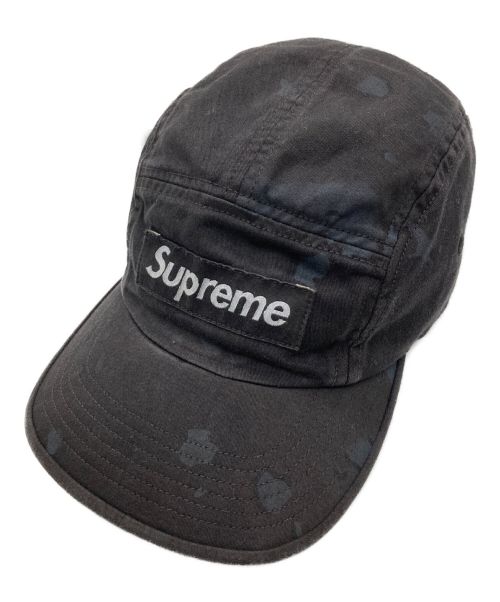 SUPREME（シュプリーム）SUPREME (シュプリーム) Overdyed Camo Camp Cap ブラック サイズ:Freeの古着・服飾アイテム