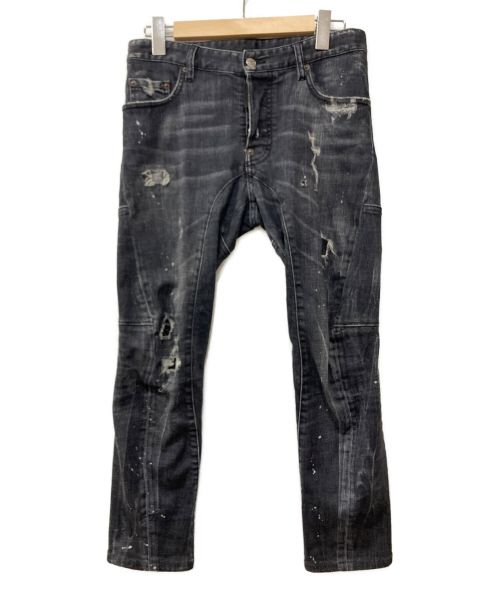 DSQUARED2（ディースクエアード）DSQUARED2 (ディースクエアード) TIDY BIKER JEAN インディゴ サイズ:42の古着・服飾アイテム