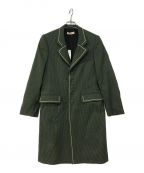 WALES BONNERウェールズボナー）の古着「WOVEN JACQUARD PORTRAIT COAT」｜グリーン