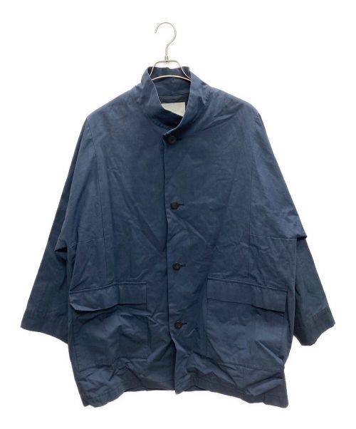 kontor（コントール）kontor (コントール) HIGH COLLAR COAT(ハイカラーーコート) ネイビー サイズ:３の古着・服飾アイテム