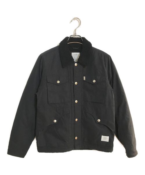 THE CRIMIE（ザ クライミー）THE CRIMIE (ザ クライミー) WILL MILITARY BOA COVERALL JACKET/ウィルミリタリ―ボアカバーオールジャケット ブラック サイズ:SIZE Sの古着・服飾アイテム