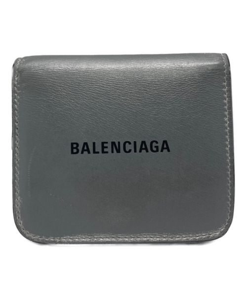 BALENCIAGA（バレンシアガ）BALENCIAGA (バレンシアガ) 2つ折り財布 シルバーの古着・服飾アイテム