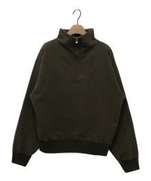 Peep inside head（ピープインサイドヘッド）の古着「HALF ZIP SWEAT」｜カーキ