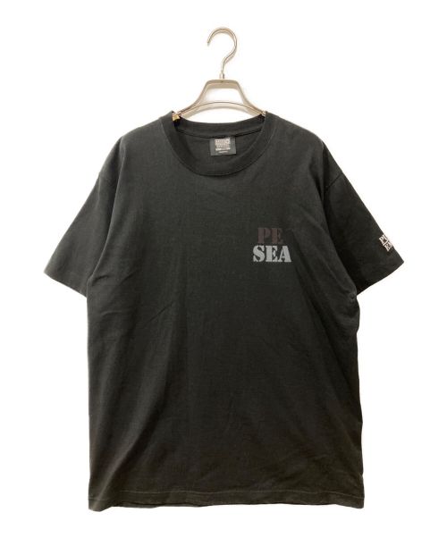 WIND AND SEA（ウィンド アンド シー）WIND AND SEA (ウィンダンシー) PESEA S/S Tee ブラック サイズ:XLの古着・服飾アイテム