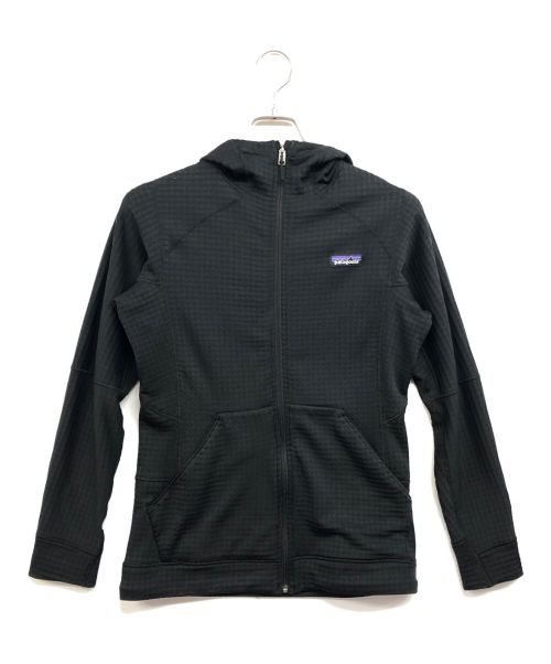 Patagonia（パタゴニア）Patagonia (パタゴニア) W's R1 Full-Zip Hoody ブラック サイズ:Sの古着・服飾アイテム