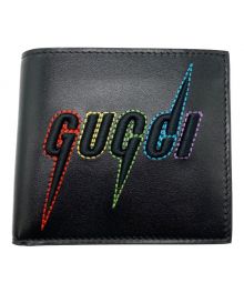 GUCCI（グッチ）の古着「2つ折り財布」｜ブラック