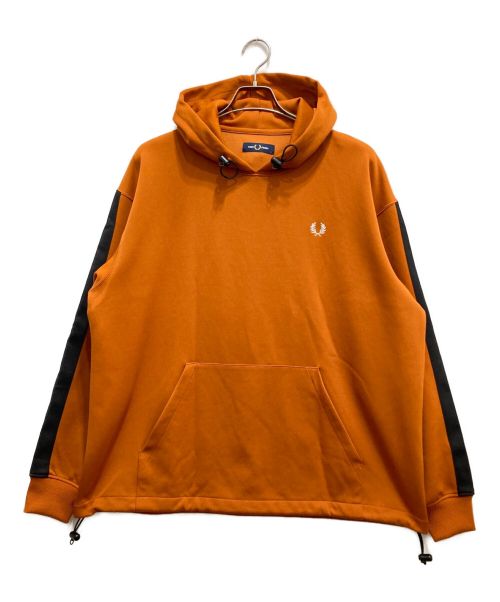 FRED PERRY（フレッドペリー）FRED PERRY (フレッドペリー) トラックプルオーバーパーカー オレンジ サイズ:Lの古着・服飾アイテム