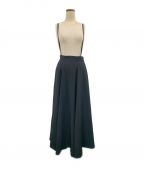 CLANEクラネ）の古着「2WAY SUSPENDER MAXI SKIRT」｜ブラック