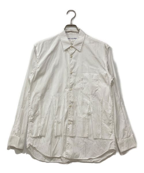 COMME des GARCONS SHIRT（コムデギャルソンシャツ）COMME des GARCONS SHIRT (コムデギャルソンシャツ) カットオフシャツ ホワイト サイズ:Sの古着・服飾アイテム