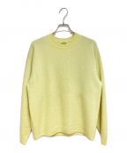 AURALEEオーラリー）の古着「22AW BABY CASHMERE KNIT P/O」｜イエロー