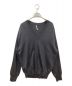 AURALEE（オーラリー）の古着「SUPER HIGH GAUGE WOOL KNIT V-NECK P/O Vネックニット  A22AV01HK」｜チャコールグレー