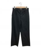 AURALEEオーラリー）の古着「HARD TWIST FINX HEAVY CHINO SLACKS」｜ブラック