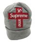 SUPREME×NEWERA（シュプリーム × ニューエラ）の古着「Cross Box Logo Beanie」｜グレー