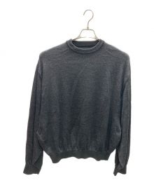 FUMITO GANRYU（フミトガンリュウ）の古着「DOLMAIN SLEEVE CREW KNIT」｜グレー