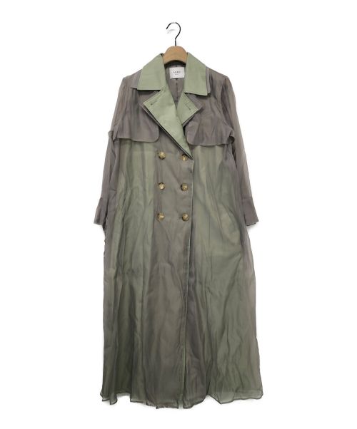 Ameri VINTAGE（アメリヴィンテージ）Ameri VINTAGE (アメリヴィンテージ) 4WAY SHEER DOCKING TRENCH グレー サイズ:Sの古着・服飾アイテム