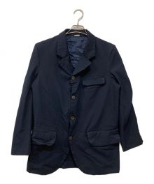 COMME des GARCONS HOMME DEUX（コムデギャルソン オム ドゥ）の古着「ノッチドカラー シングルブレスト ブレザー」｜ネイビー