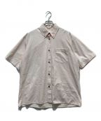 6(ROKU) BEAUTY&YOUTHロク ビューティーアンドユース）の古着「半袖シャツ」｜ピンク