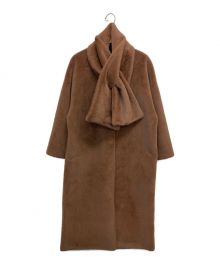 HER LIP TO（ハーリップトゥ）の古着「Faux Fur Reversible Coat」｜ブラウン