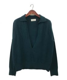 Ernie Palo（アーニーパロ）の古着「PAN EXCLUSIVE V NECK L/S KNIT」｜ブルー