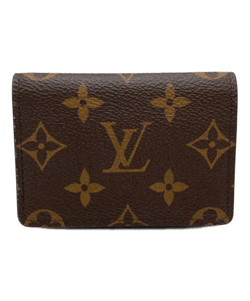 LOUIS VUITTON（ルイ ヴィトン）LOUIS VUITTON (ルイ ヴィトン) モノグラム アンヴェロップ・カルト ドゥ ヴィジット カードケース マロンの古着・服飾アイテム