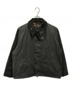 Barbourバブアー）の古着「TRANSPORT WAX JACKET/222MWX1678」｜グレー