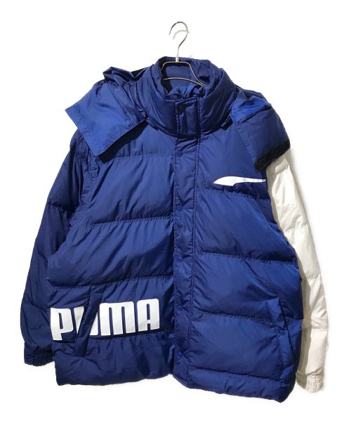 PUMA×ADER ERROR（プーマ × アーダーエラー）PUMA×ADER ERROR (プーマ × アーダーエラー) PUMA X ADER JACKET ホワイト×ブルー サイズ:Lの古着・服飾アイテム