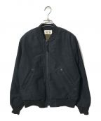 BLUCO WORK GARMENTブルコ ワーク ガーメント）の古着「BOMBER JACKET/ボンバージャケット」｜ネイビー