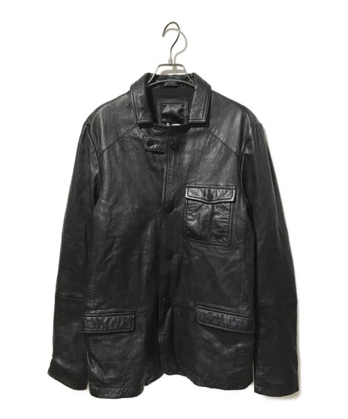 Denham（デンハム）Denham (デンハム) レザージャケット ブラック サイズ:SMALLの古着・服飾アイテム