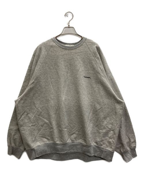 Graphpaper（グラフペーパー）Graphpaper (グラフペーパー) Compact Terry Crew Neck グレー サイズ:フリーの古着・服飾アイテム