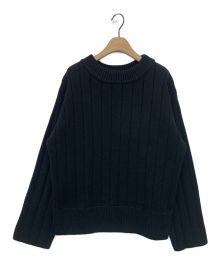 EN APARTMENT（エンパートメント）の古着「WASHABLE OVER KNIT」｜ブラック