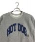 TACOMA FUJI RECORDS (タコマ フジ レコード) HOT DOG COLLEGE FONT CREWNECK グレー サイズ:M：6000円