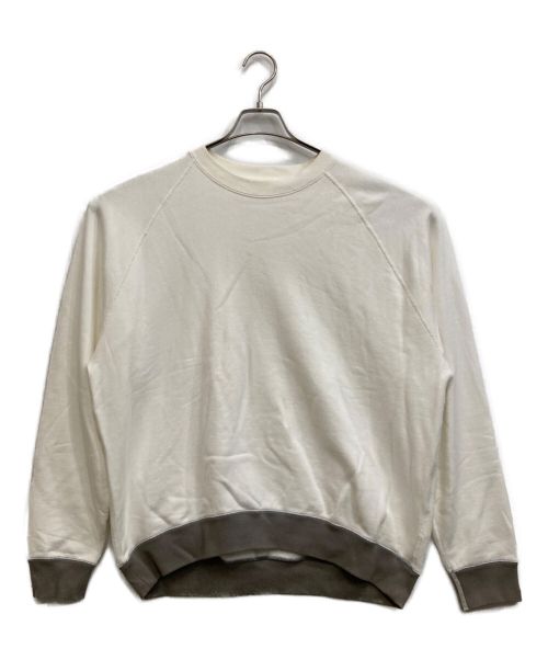 Graphpaper（グラフペーパー）Graphpaper (グラフペーパー) LOOPWHEELER Raglan Sweat ホワイト サイズ:1の古着・服飾アイテム