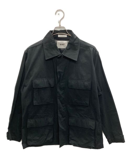 WTAPS（ダブルタップス）WTAPS (ダブルタップス) SHIRT.NYCO.RIPSTOP ブラック サイズ:SIZE 2の古着・服飾アイテム