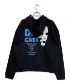 RAF SIMONSラフシモンズ）の古着「Regular fit hoodie Die Has Cast print on fron」｜ブラック