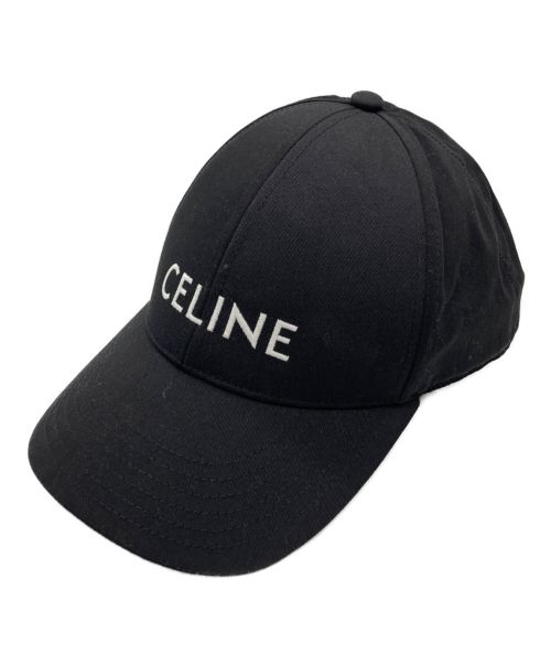 CELINE（セリーヌ）CELINE (セリーヌ) ベースボールキャップ ブラック サイズ:Sの古着・服飾アイテム