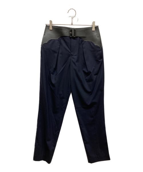 TOGA PULLA（トーガ プルラ）TOGA PULLA (トーガ プルラ) Wool tropical pants ウール トロピカル パンツ TP11-FF226 ネイビー サイズ:34の古着・服飾アイテム