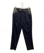 TOGA PULLAトーガ プルラ）の古着「Wool tropical pants ウール トロピカル パンツ」｜ネイビー
