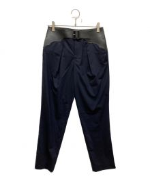 TOGA PULLA（トーガ プルラ）の古着「Wool tropical pants ウール トロピカル パンツ」｜ネイビー