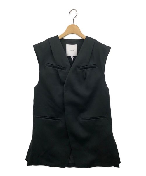 UN3D.（アンスリード）UN3D. (アンスリード) SATIN VEST ブラック サイズ:36の古着・服飾アイテム