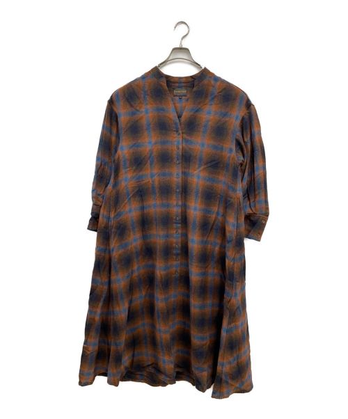 PENDLETON（ペンドルトン）PENDLETON (ペンドルトン) チェックシャツワンピース/1475-5304/ relume別注 ブラウン サイズ:FREEの古着・服飾アイテム