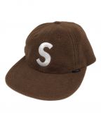 SUPREMEシュプリーム）の古着「Polartec S Logo 6-Panel Hat」｜ブラウン