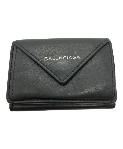 BALENCIAGA（バレンシアガ）BALENCIAGA (バレンシアガ) ペーパー ミニ ウォレット グレーの古着・服飾アイテム